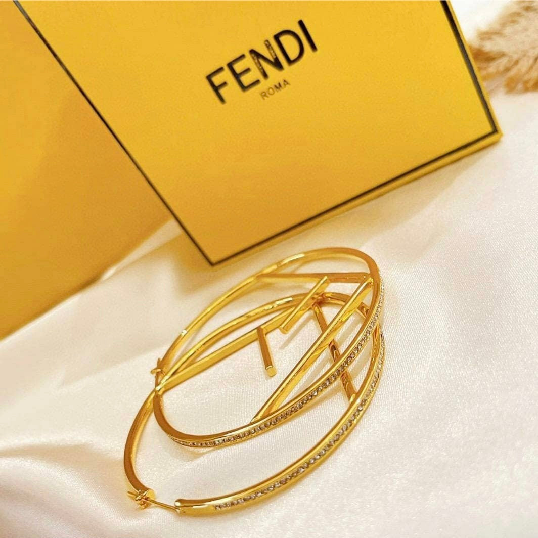 Joshdee Fendi hoops